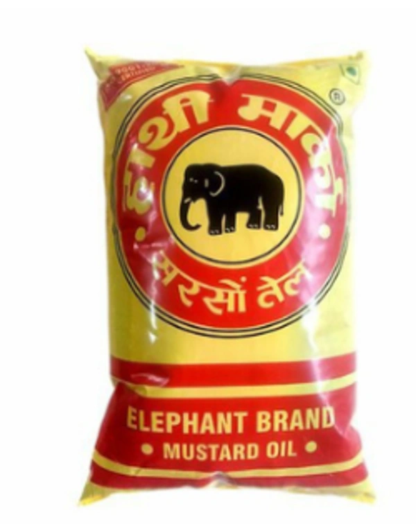 HAATHI MUSTARD OIL POUCE - 1L